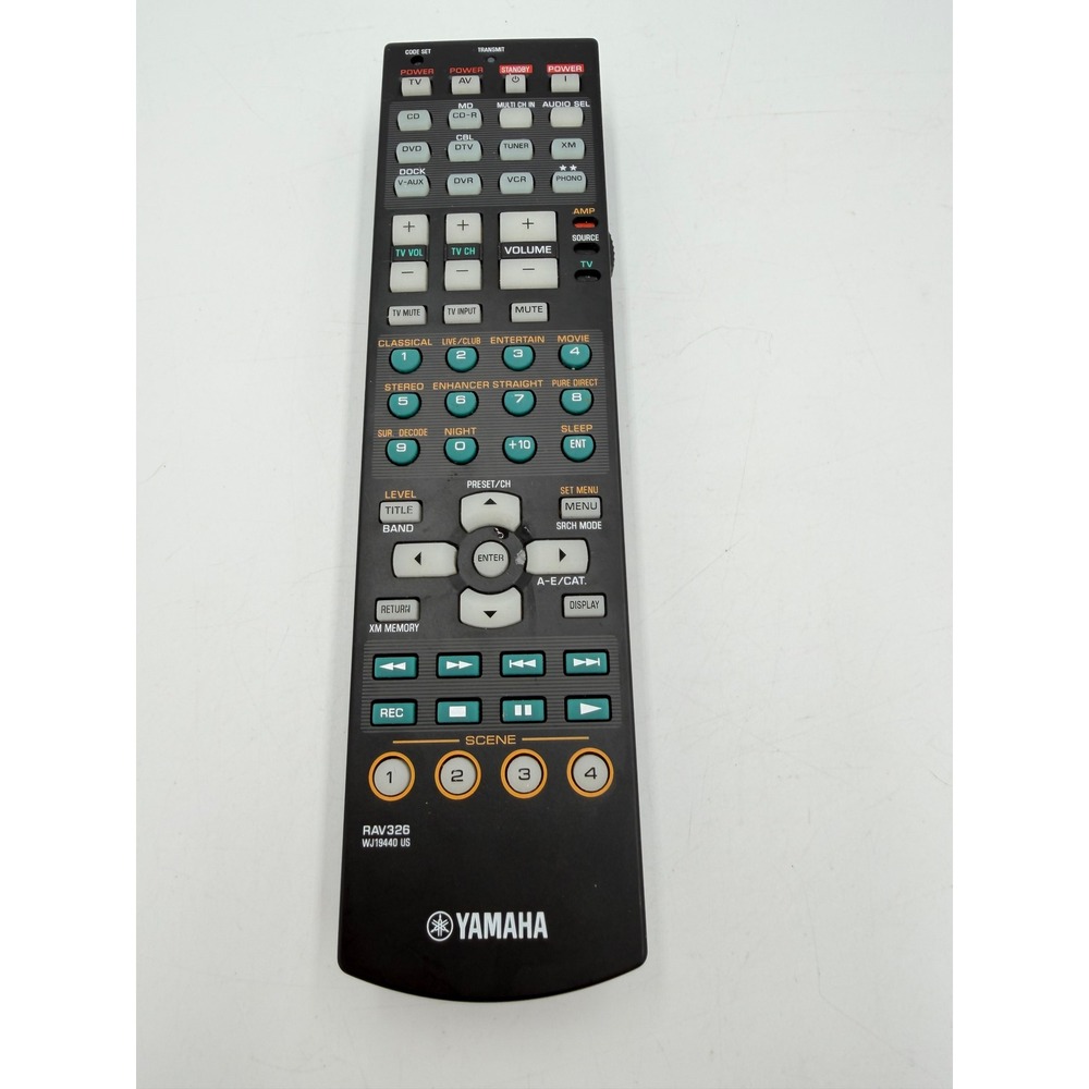 Yamaha RAV326 WJ19440 US OEM Remote Control AV Receiver